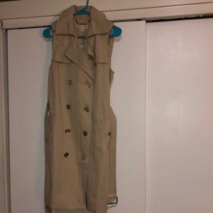 Michael Kors sleeveless coat
